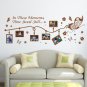 Large Butterfly Photo Frames Art VINYL wall sticker