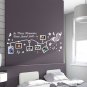 Large Butterfly Photo Frames Art VINYL wall sticker