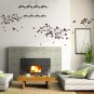 Large Tree Branch and Birds Art Wall Vinyl Stickers, DIY Wall Decor