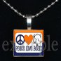 PEACE LOVE BEARS Team Mascot Pendant Necklace or Keychain Choices