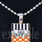 GO BEARS Team Mascot Pendant Necklace or Keychain Choices