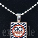 GO BEARS Team Mascot Necklace Pendant Keychain Choices