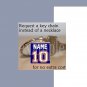 GATORS Blue & Orange School ANY IMAGE Team Mascot Keychain