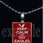 KEEP CALM NICEVILLE HIGH SCHOOL EAGLES School Team Mascot Pendant Necklace Charm or Keychain