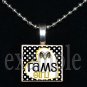 RUCKEL RAMS GIRL Team Mascot Pendant Charm or Keychain