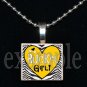 RUCKEL RAMS GIRL Team Mascot Pendant Necklace or Keychain