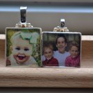 *TOP SELLER* Personalized Photo Custom Any Image Scrabble Tile Necklace Charm or Key-chain