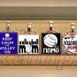 Personalized Custom Name Team VOLLEYBALL Scrabble Tile Necklace Charm Key-chain