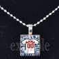 Personalized Custom Name Team BASEBALL Jersey Scrabble Necklace Charm Key-chain
