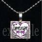 Cheer Cheerleader MOM Personalized Scrabble Necklace Pendant Charm or Key-chain
