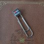 ✿READ Scrabble Tile BOOKMARK Paperclip or Loop Style ANY Design~Custom Charm✿