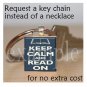 BOOK CLUB Reading Wine Drinking Scrabble Tile Key-chain