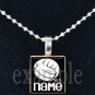 Personalized Custom Name Team VOLLEYBALL Scrabble Tile Necklace Charm Key-chain