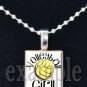 VOLLEYBALL GIRL Scrabble Tile Pendant Necklace Charm or Key-chain