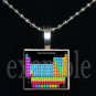 TABLE OF ELEMENTS Science Scrabble Necklace Pendant Charm Key-chain Gift