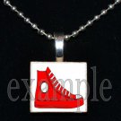 Nerd Geek Smart Math Science Scrabble Necklace Pendant Charm Key-chain Gift