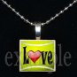 LOVE TENNIS Scrabble Necklace Pendant Charm or Key-chain Gift