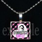 Gymnastics Girl GYM Team Scrabble Necklace Pendant Charm Key-chain Gift