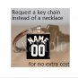 BASKETBALL JERSEY TEAM Scrabble Key-chain