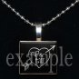 LOVE Sweetheart xOx Personalized CHALK HEART Scrabble Tile Pendant Necklace Charm Key-chain
