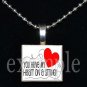 YOU HAVE MY HEART ON A STRING LOVE Sweetheart xOx Scrabble Tile Pendant Necklace Charm Key-chain