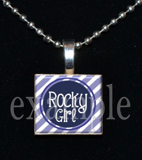 ROCKY BAYOU KNIGHTS School Team Mascot Pendant Choices