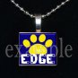 LULA J EDGE TIGERS School Team Mascot Pendant Necklace Charm or Keychain