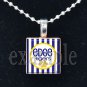 LULA J EDGE TIGERS School Team Mascot Pendant Necklace Charm or Keychain