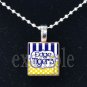 LULA J EDGE TIGERS School Team Mascot Pendant Necklace Charm or Keychain