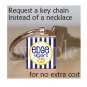 LULA J EDGE TIGERS School Team Mascot Pendant Keychain