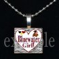 BLUEWATER SEMINOLES GIRL Elementary School Team Mascot Pendant Necklace Charm or Keychain