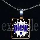 JAMES E PLEW PANTHERS Elementary School Team Mascot Pendant Necklace Charm or Keychain