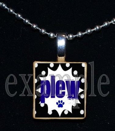 JAMES E PLEW PANTHERS Elementary School Team Mascot Pendant Necklace Charm or Keychain