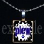 JAMES E PLEW PANTHERS Elementary School Team Mascot Pendant Necklace Charm or Keychain