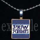 JAMES E PLEW PANTHERS Elementary School Team Mascot Pendant Necklace Charm or Keychain