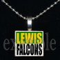 ADDIE R LEWIS FALCONS School Team Mascot Pendant Necklace Charm or Keychain