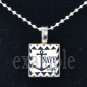 NAVY WIFE »-(¯`v´¯)-» MILITARY Scrabble Tile Pendant Necklace Charm or Keychain