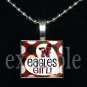 NICEVILLE HS EAGLES GIRL School Team Mascot Pendant Necklace Charm or Keychain