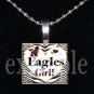 NICEVILLE HS EAGLES GIRL School Team Mascot Pendant Necklace Charm or Keychain