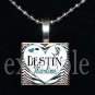 DESTIN MIDDLE SCHOOL MARLINS School Team Mascot Pendant Necklace Charm or Keychain