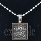 School Teacher Scrabble Necklace Pendant Charm or Key-chain Great Gift