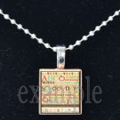 School Teacher Scrabble Necklace Pendant Charm or Key-chain Great Gift