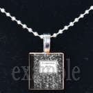 COMPOSITION BOOK School Teacher Scrabble Necklace Pendant Charm or Key-chain Great Gift