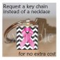BREAST CANCER Awareness Ribbon Scrabble Tile Key-chain