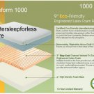 Boyd Engineered Latex Pure Form 1000 Mattress w/ removable Cover! *Pick Size*