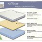 NEW QUEEN 8'' gel Memory Foam Mattress! Boyd Pure Form 80! Cooler Sleep Cover!