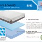 Full 8'' Gel Memory Foam Mattress! Boyd Pure Form 80! NEW! Cool Cover!