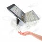 FlyStone&Acirc;&reg; Folio Leathe Case Ultra-thin Backlit Bluetooth Keyboard for iPad Air / iPad 5 (Silver)