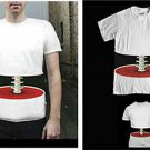 New 3D effect bone Print short sleeve Novelty Korean leisure Men T-shirt Ships Free Worldwide