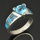 Turquoise Engagement Ring or Wedding Ring